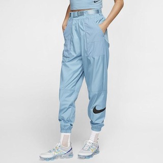 Pantaloni Nike Sportswear Woven Swoosh Barbati Negrii | FQOK-57201